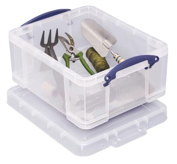 Stevige Opbergbox Kunststof Transparant Really Useful Box 21 Liter-2