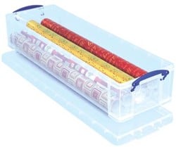 Kunststof opbergbox 22 liter Really Useful Box transparant