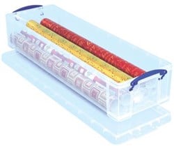 Kunststof opbergbox 22 liter Really Useful Box transparant