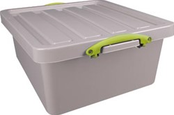 Really Useful Box Recycled opbergdoos 31,5 l nestbaar grijs