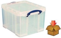 Really Useful Box opbergdoos 35 liter, transparant