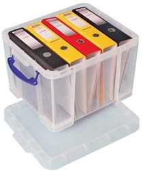 Really Useful Box opbergdoos, 35 liter, transparant
