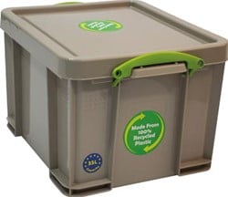 Really Useful Box opbergdoos 35 liter gerecycleerd grijs