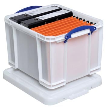 Opbergbox wit 35 liter extra sterk Really Useful Box