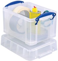 DVD Opbergbox voor CD's of DVD's Really Useful Box transparant-2