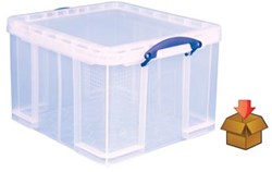 Opbergbox Kunststof Transparant Really Useful Box 42 Liter