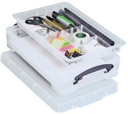 Plastic Opbergbox met Vakken 4 Liter Really Useful Box