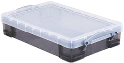 Opbergdoos 4 liter gerookte transparant Really Useful Boxes
