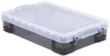 Opbergdoos 4 liter gerookte transparant Really Useful Boxes