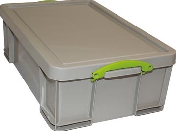 Really Useful Box opbergdoos 50 liter gerecycleerd grijs