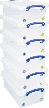 Really Useful Box opbergdoos 55 l nestbaar transparant-2