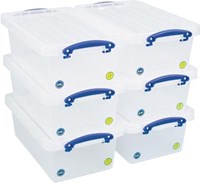 Really Useful Box opbergdoos 55 l nestbaar transparant-3