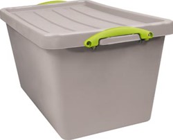 Really Useful Box Recycled opbergdoos 56 l nestbaar grijs