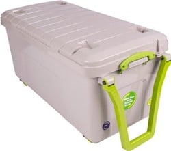 Really Useful Box opbergkoffer op wieltjes 64 l grijs