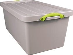 Really Useful Box Recycled opbergdoos 82 l nestbaar grijs