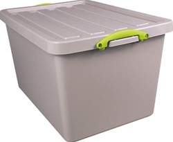 Really Useful Box Recycled opbergdoos 96 l nestbaar grijs