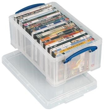 Opbergbox 9 liter transparant Really Useful Boxes-2