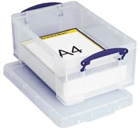 Opbergbox 9 liter transparant Really Useful Boxes