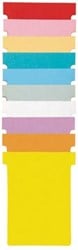 Nobo T-planbordkaarten index 1,5, ft 53 x 45 mm, wit