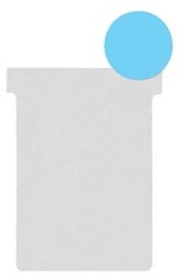 Nobo T-planbordkaarten index 2, ft 85 x 60 mm, blauw