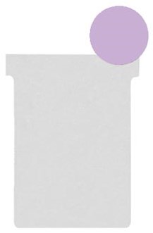 Nobo T-planbordkaarten index 2, ft 85 x 60 mm, violet