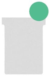 Nobo T-planbordkaarten index 2, ft 85 x 60 mm, groen