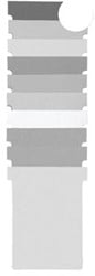 Nobo T-planbordkaarten index 2, ft 85 x 60 mm, wit