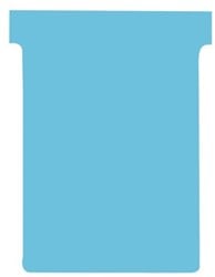 Nobo T-planbordkaarten index 3, ft 120 x 92 mm, blauw