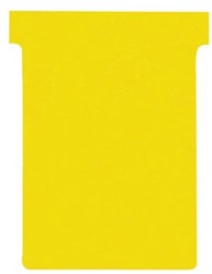 Nobo T-planbordkaarten index 3, ft 120 x 92 mm, geel
