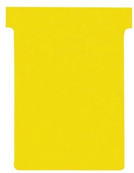 Nobo T-planbordkaarten index 3, ft 120 x 92 mm, geel