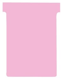 Nobo T-planbordkaarten index 3, ft 120 x 92 mm, roze