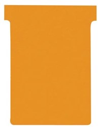 Nobo T-planbordkaarten index 3, ft 120 x 92 mm, oranje