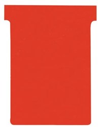 Nobo T-planbordkaarten index 3, ft 120 x 92 mm, rood