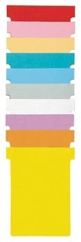 Nobo T-planbordkaarten index 3, ft 120 x 92 mm, groen