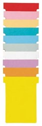 Nobo T-planbordkaarten index 4, ft 180 x 124 mm, geel