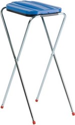 Afvalzakhouder Single 130 l blauw