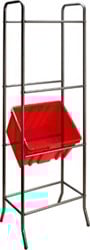 Krattenrek aluminium 160 x 40 x 53 voor 4 kratten