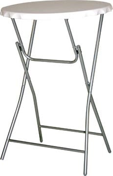 Klaptafel hoog wit V-part