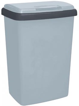 Top-Fix vuilbak 50 l grijs