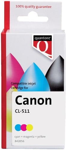 Inktcartridge Quantore Canon CL-511 kleur