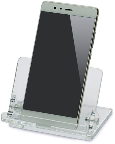 Telefoonstandaard acryl MAUL transparant-2