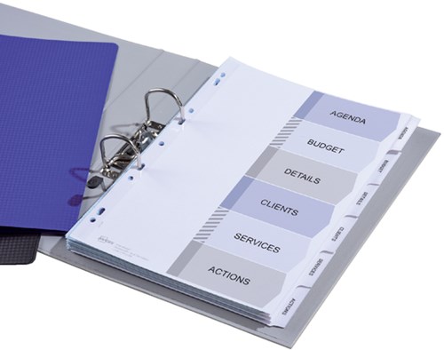 AVERY printbare tabbladen 6 tabs-3