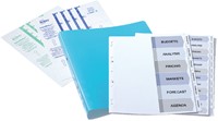 Tabbladen A4 printbaar met 10 tabs-3