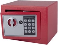 Kluisje mini 230x170x170mm elektronisch rood-2