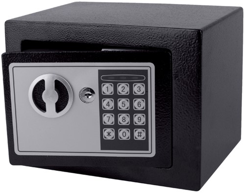 Kluisje mini 230x170x170mm elektronisch zwart-2