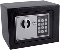 Kluisje mini 230x170x170mm elektronisch zwart
