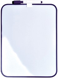 Mini Whiteboard Magneetbord 21.5x28cm Paars Profiel Desq