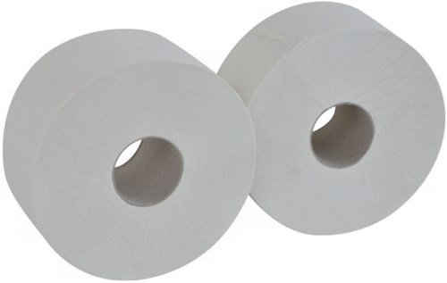 Toiletpapier Budget Mini Jumbo 2laags 170m 12rollen