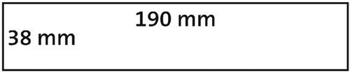 Dymo etiketten LabelWriter ft 190 x 38 mm, wit, 110 etiketten-3