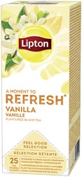 Lipton thee Refresh Vanille 25stuks